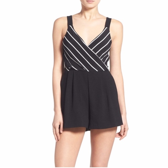 MINKPINK Pants - Minkpink B&W Romper